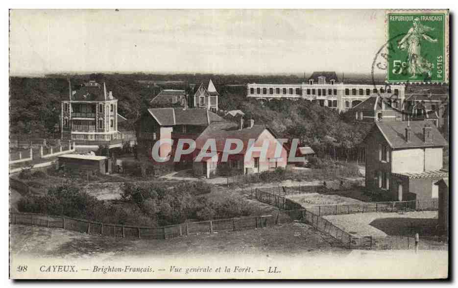 Cayeux-sur-Mer — Brighton-Français — Vue générale et la Forêt — LL.