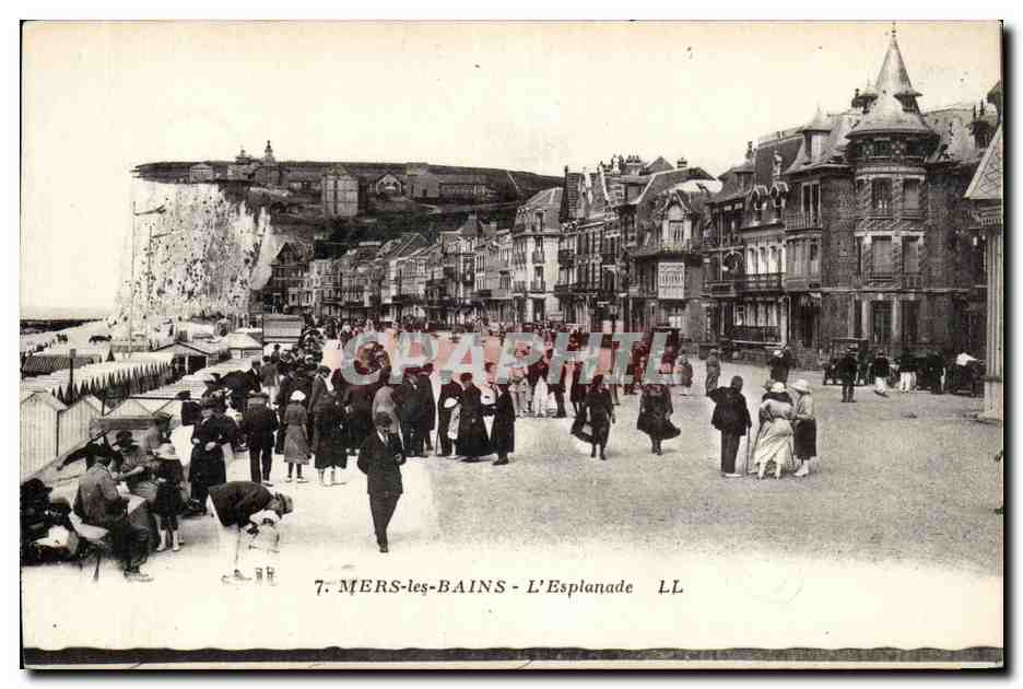 Mers les Bains - Esplanade - CPA 