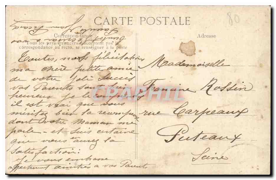 Saint Valery en Caux - L'heure du bain - CPA  — Back