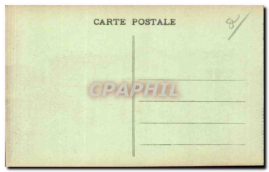 Amiens - La Bibliotheque - CPA  — Back