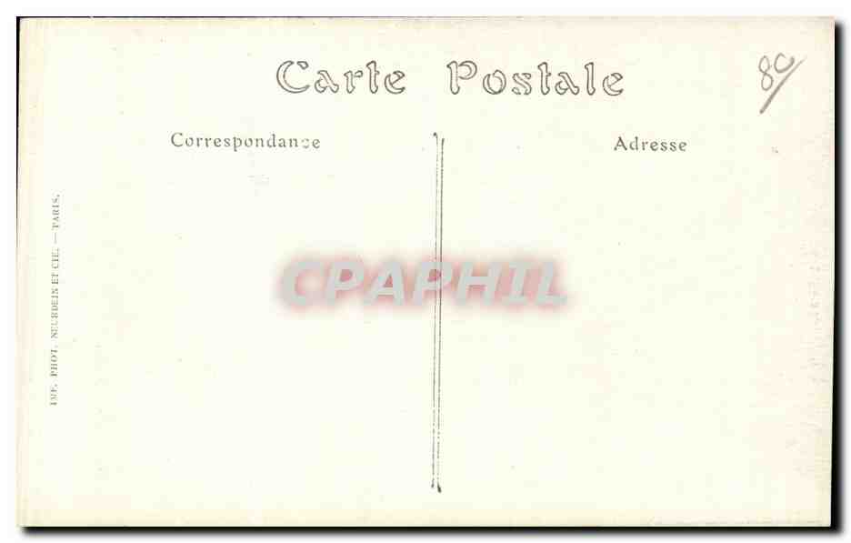 Bouchoir - L'Eglise - Campagne 1914 1915 - CPA  — Rückseite
