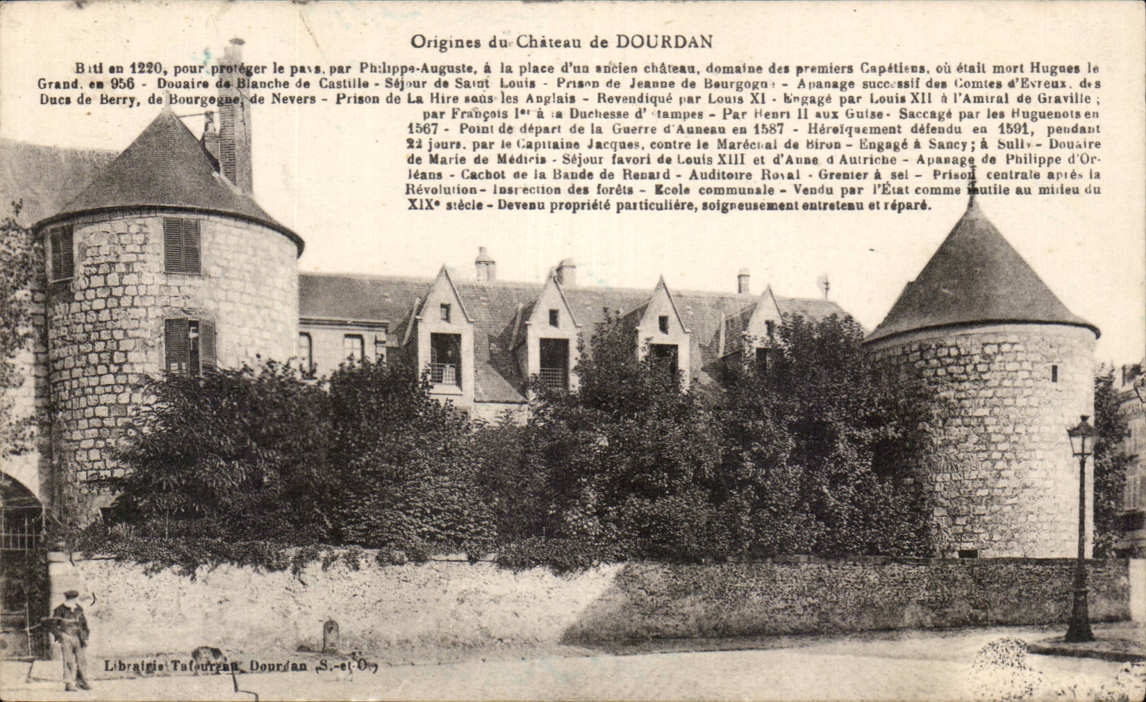 Dourdan - Chateau - CPA 
