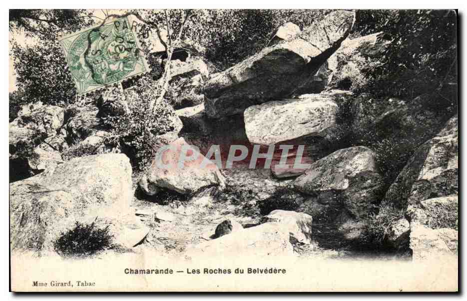 Chamarande - Dans les Rochers - Le Belvedere - CPA 