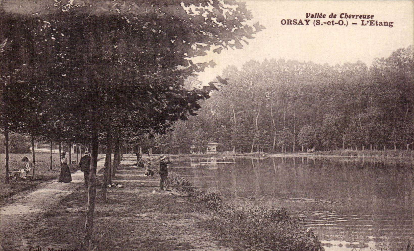 Orsay - Vallee de Chevreuse - L'Etang Pecheurs Peche - CPA 
