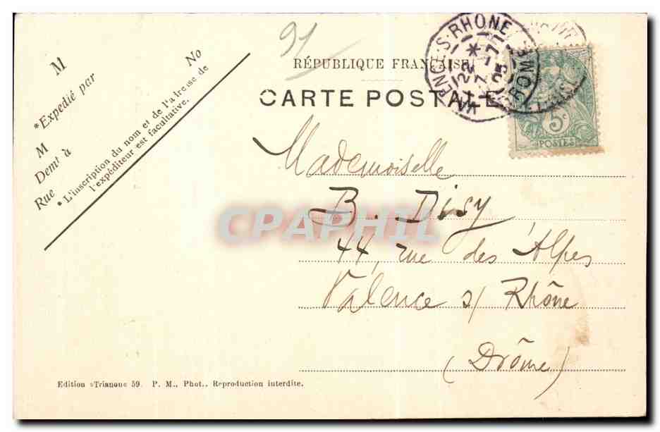CPA Juvisy sur Orge Le pont des belles fontaines — Back