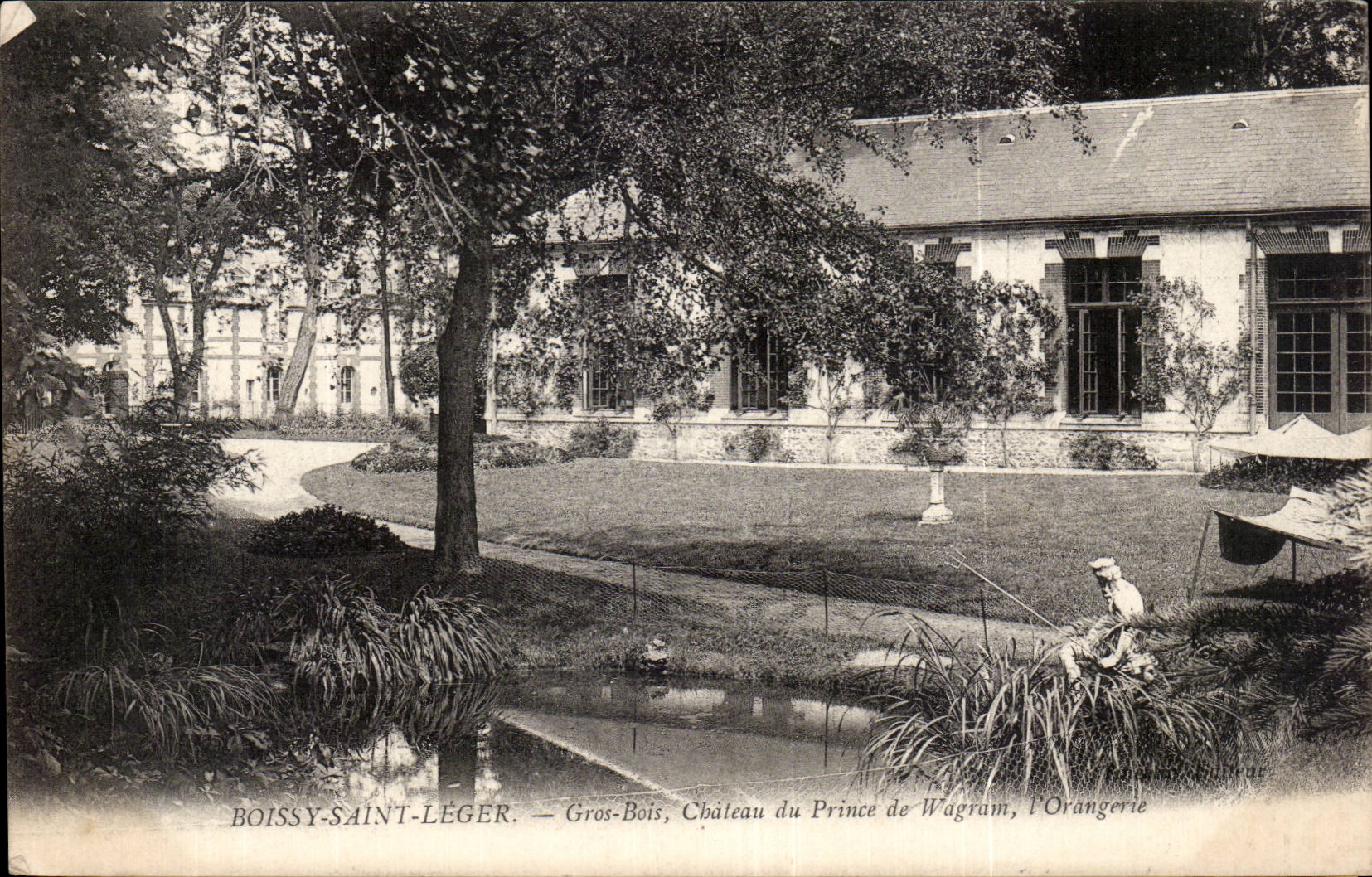 CPA Boissy St Leger Gros Bois Chateau du Prince de Wagram l'orangerie