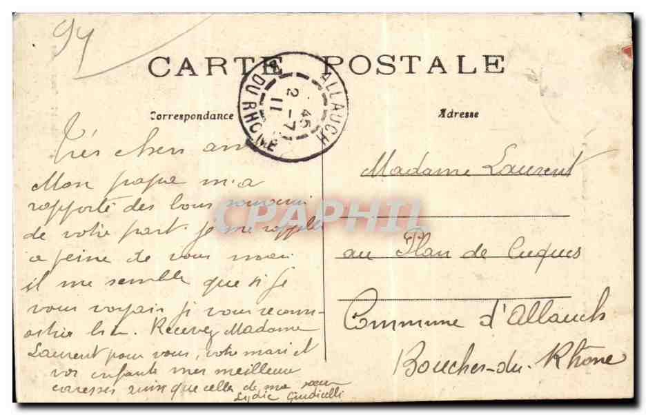 CPA Bry sur Marne Inondations du 28 janvier 1910 Grande rue — Back