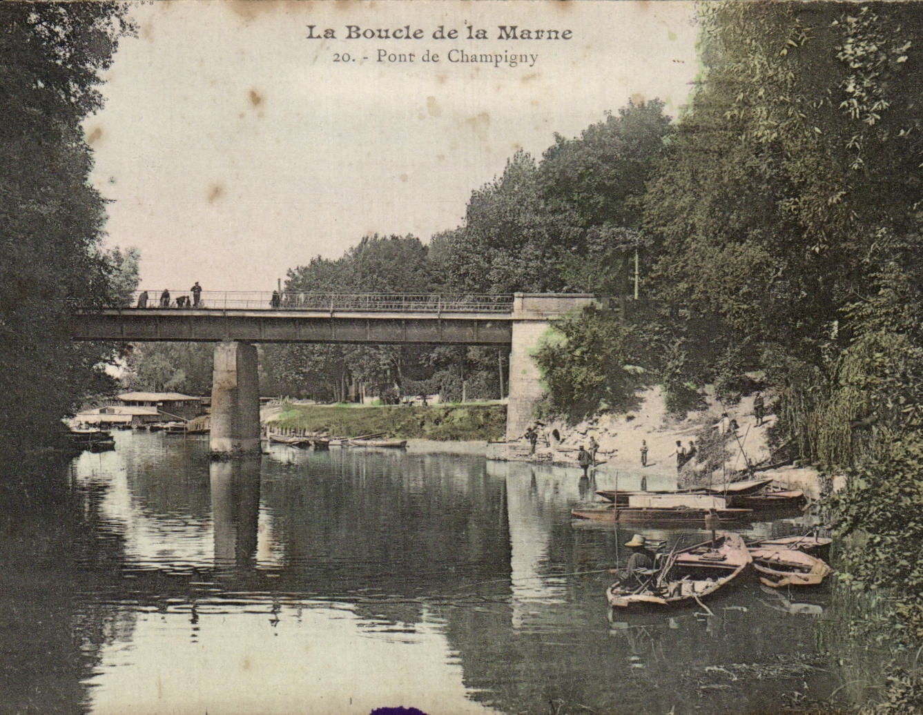 CPA La Boucle de la marne Pont de Champigny