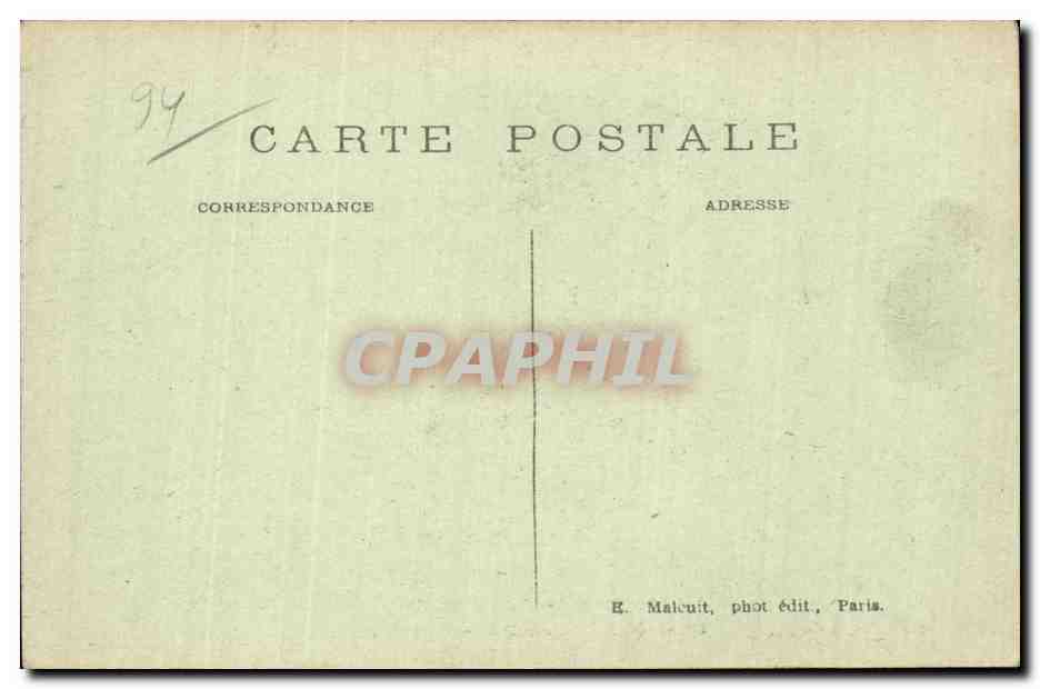 CPA Bois de Vincennes La grotte et le lac Daumesnil Enfants — Rückseite