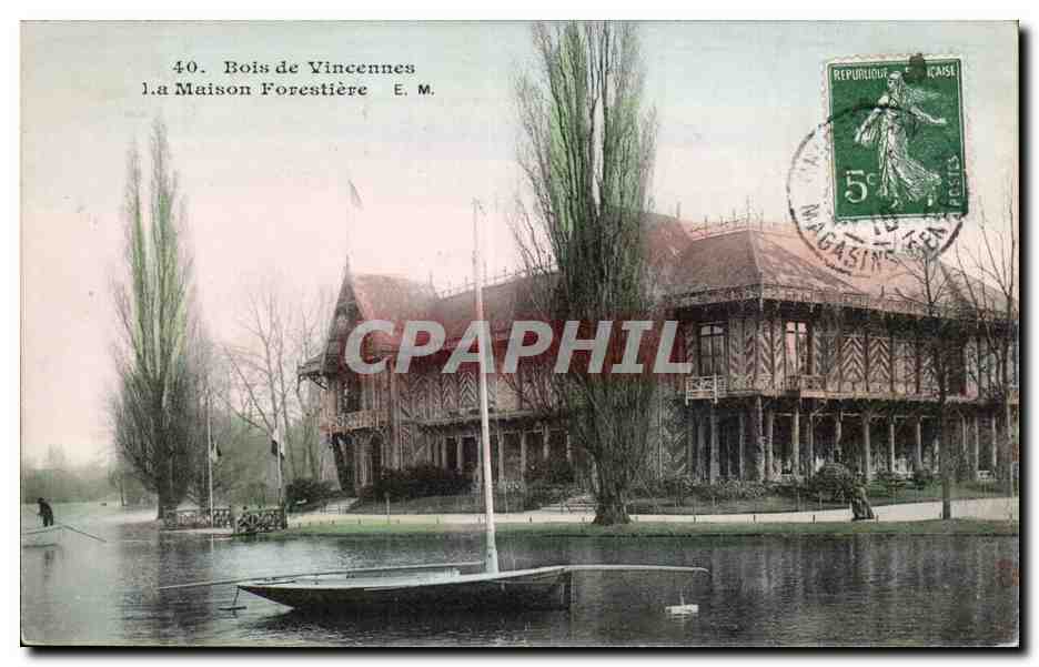 CPA Bois de Vincennes La maison forestiere