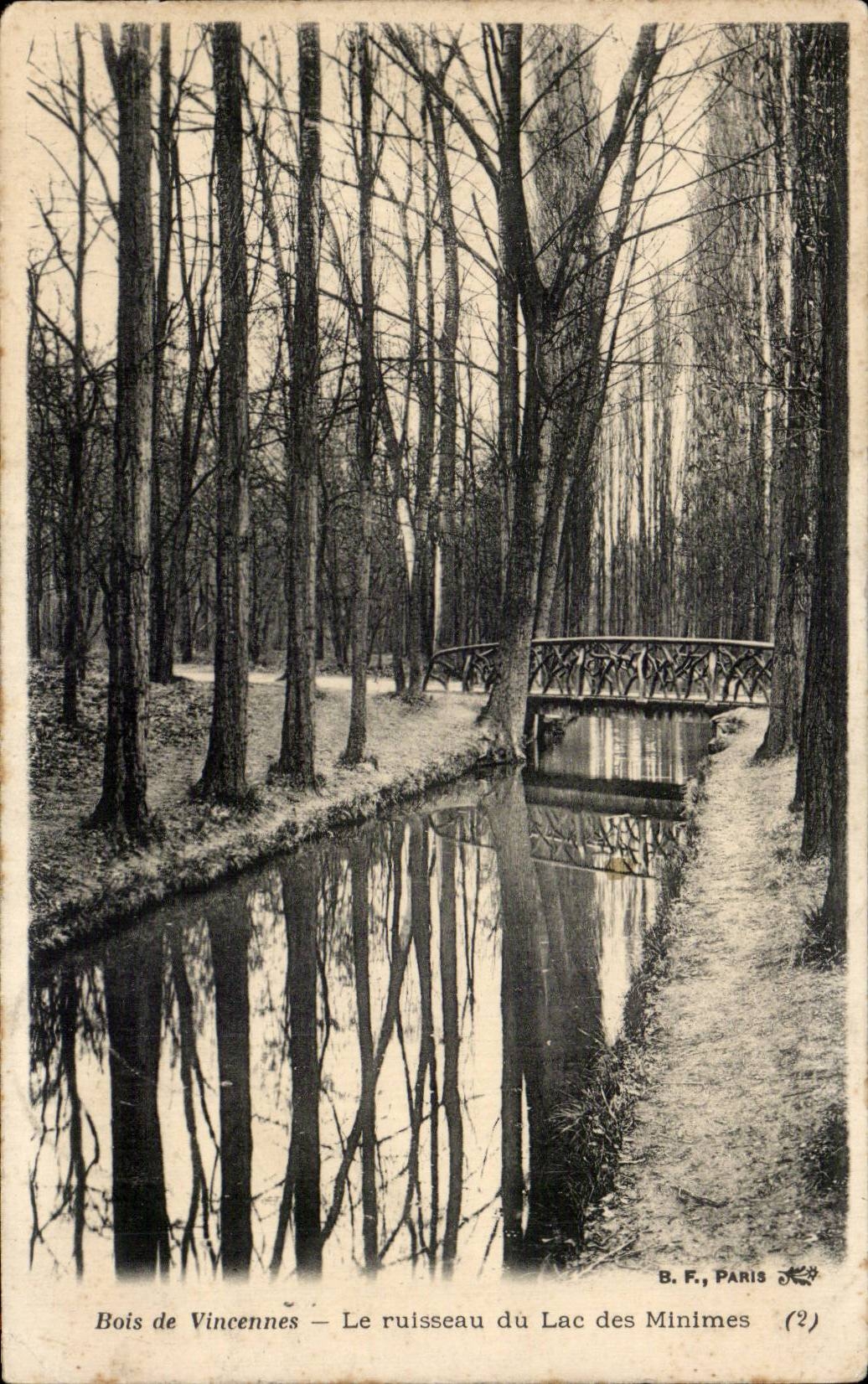 Bois de Vincennes – Le ruisseau du Lac des Minimes — B.F., Paris (2)