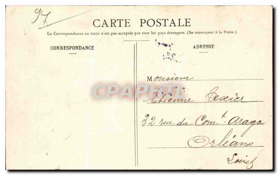 CPA La Varenne Chennevieres Le pont et le chateau de l'etape — Rückseite