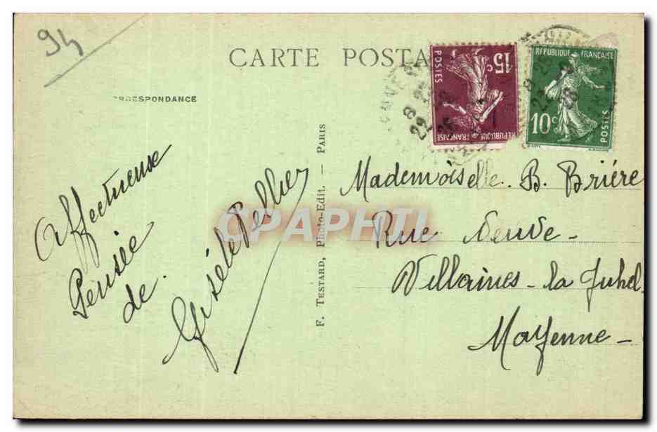 La Varenne-Chennevières - La Murne et les coteaux vus du Pont - E.M. — Reverso