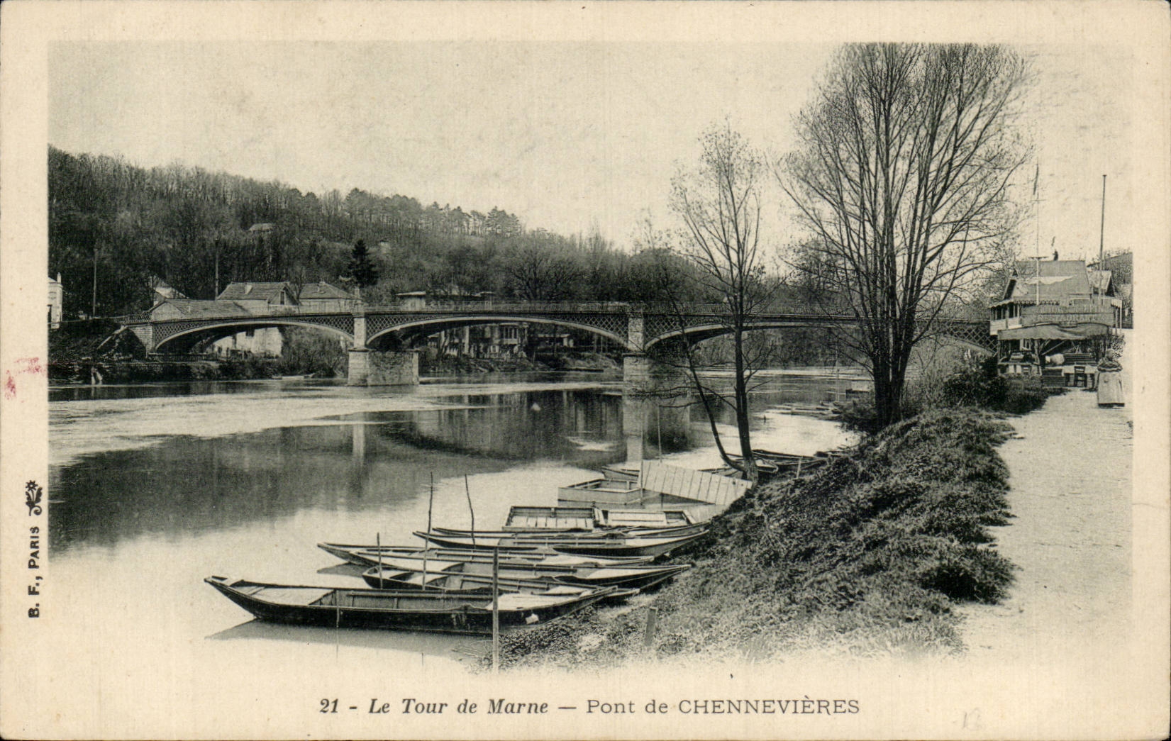 CPA Le Tour de Marne Pont de Chennevieres