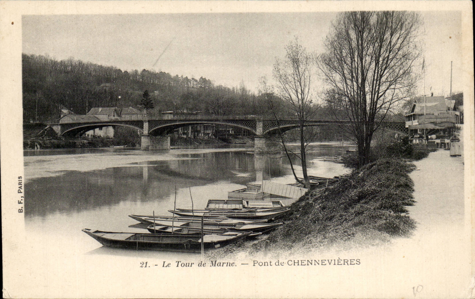 La Tour de Marne CPA Pont de Chennevieres
