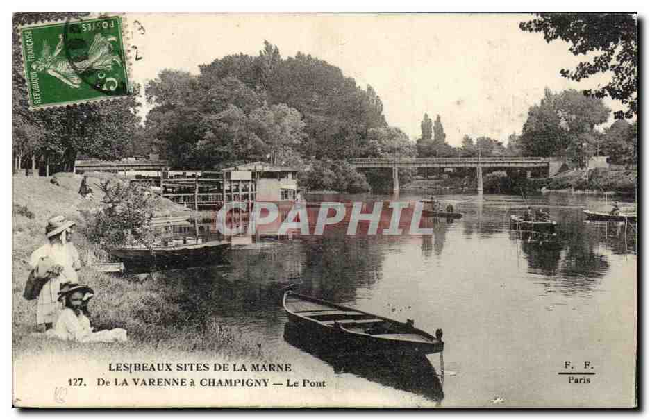 Le Pont — De La Varenne à Champigny — F. E. Paris