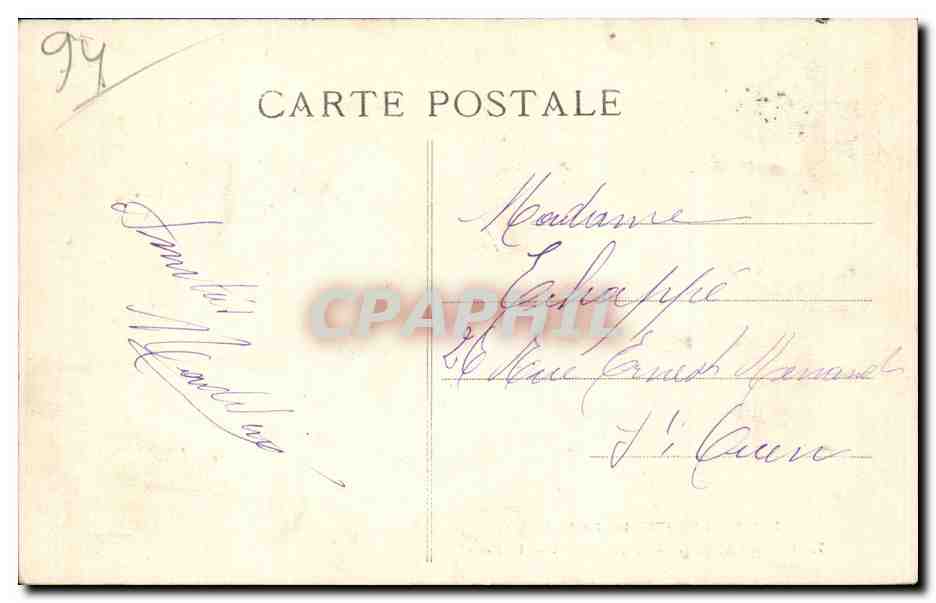 Le Pont — De La Varenne à Champigny — F. E. Paris — Verso