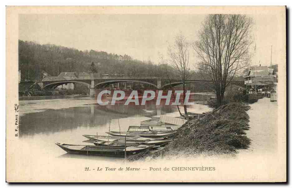 Le Tour de Marne CPA Pont de Chennevieres