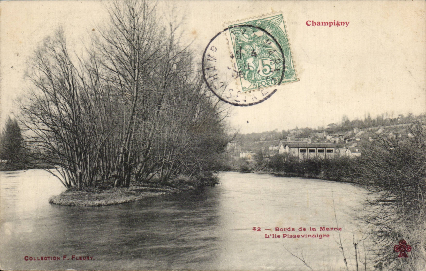 CPA Champigny Bords de Marne L'ile Pissevinaigre