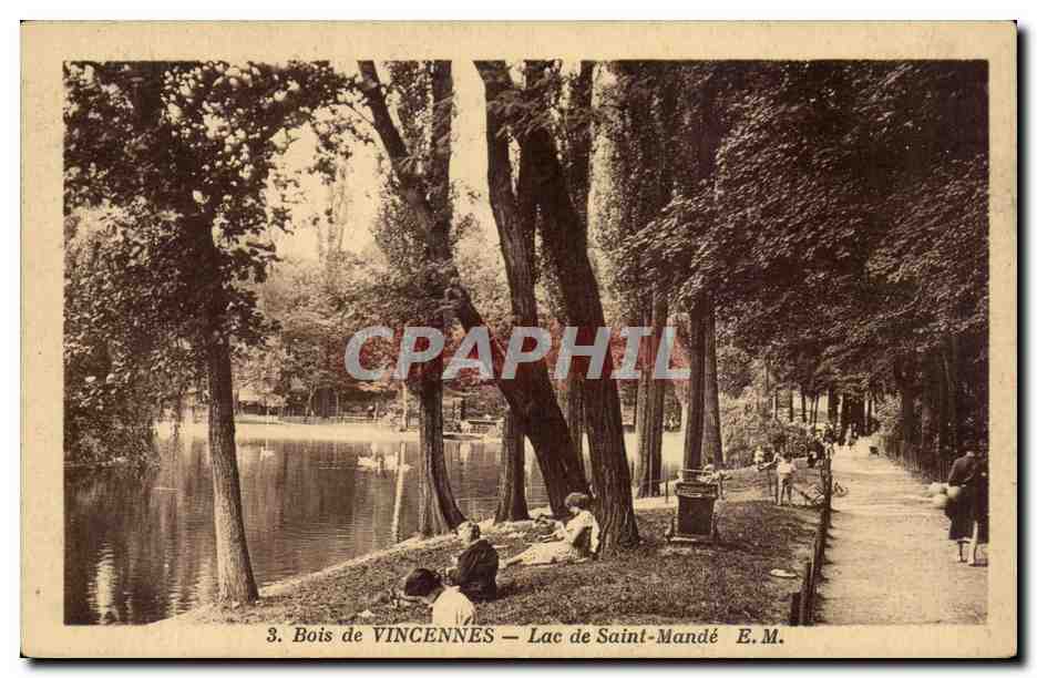 CPA Bois de Vincennes Lac de Saint mande