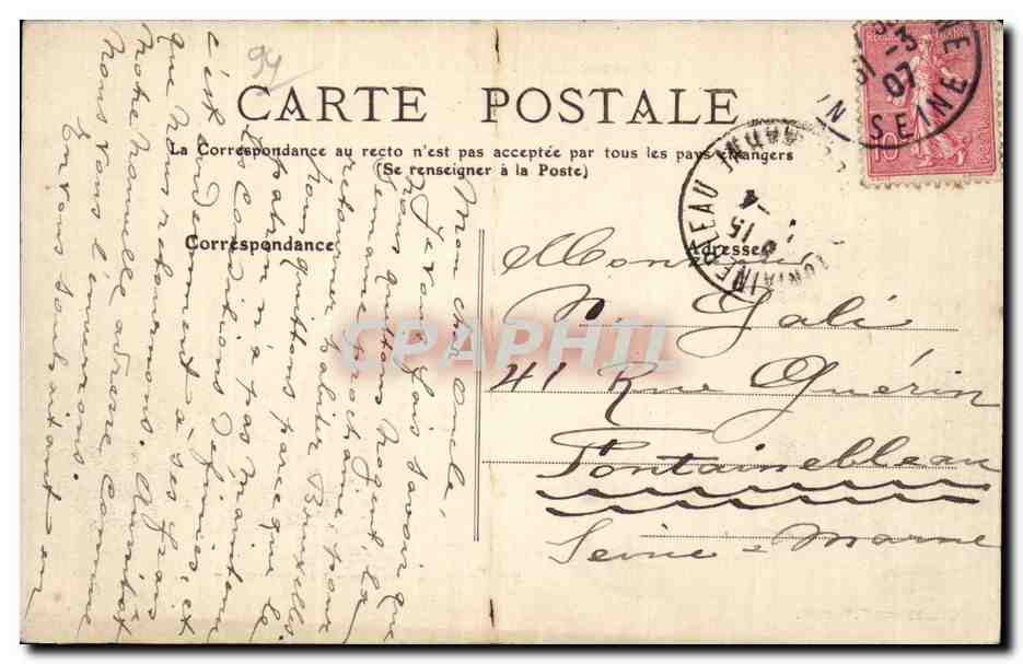 CPA Le Perreux Bords de Marne Vue artistique — Rückseite