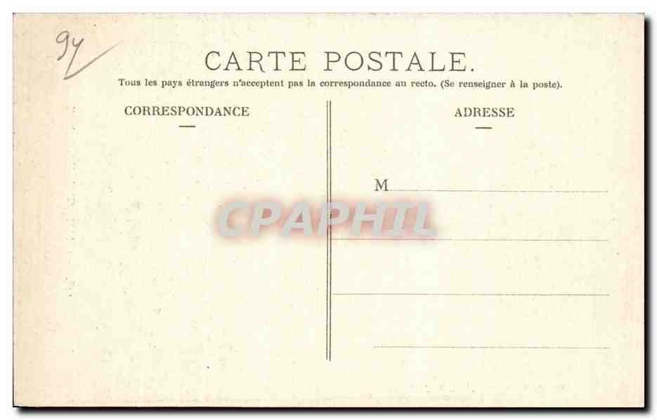 CPA Champigny sur Marne Le monument 1870 1871 — Back