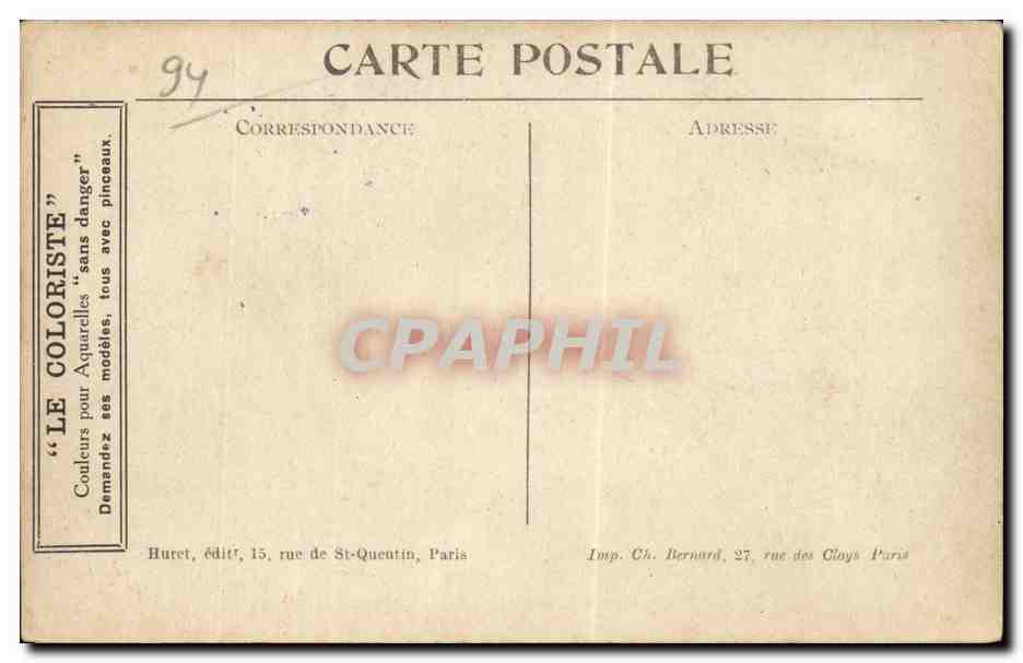 Arroyo bajo los árboles cerca de la Porte-Jaune (Nogent) — Edición Thalheimer — N° 6 — Reverso