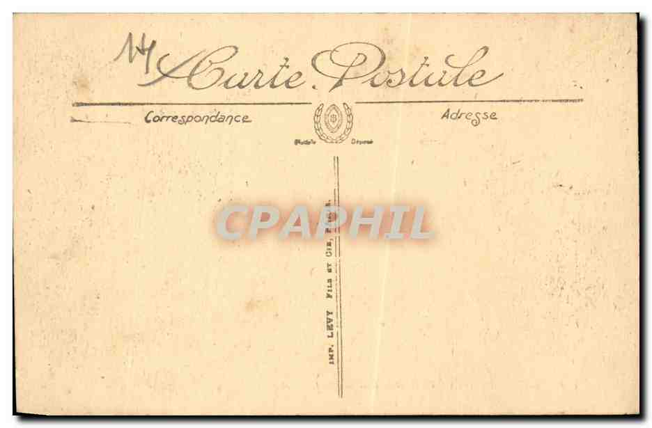 CPA Cabourg La plage et le grand hotel — Rückseite