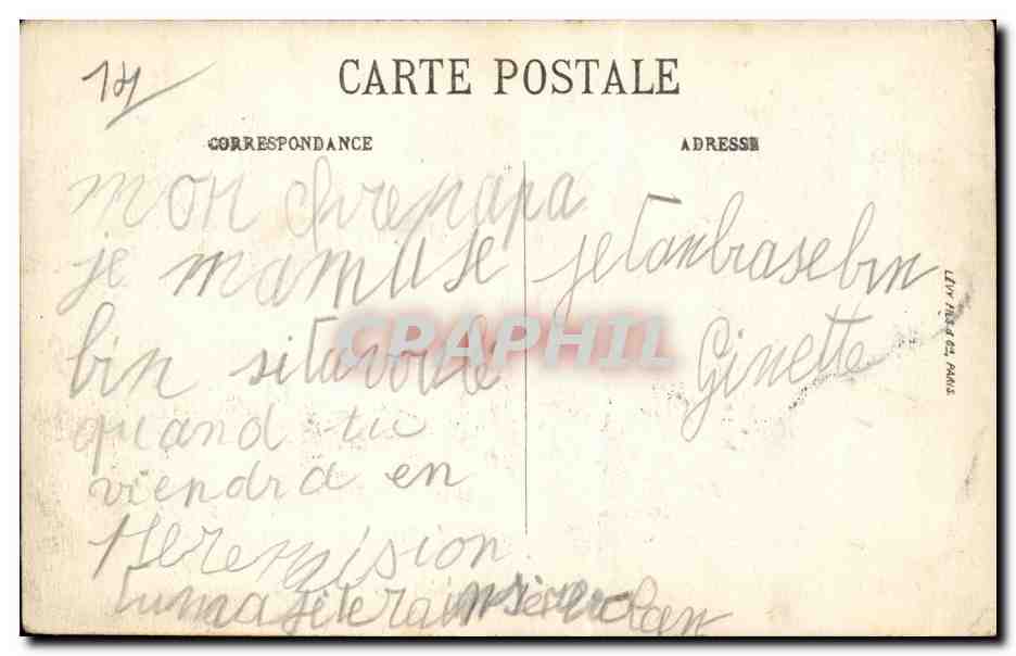 CPA Dives Cabourg Panorama pris de a propriete Foucher de CAreil — Rückseite