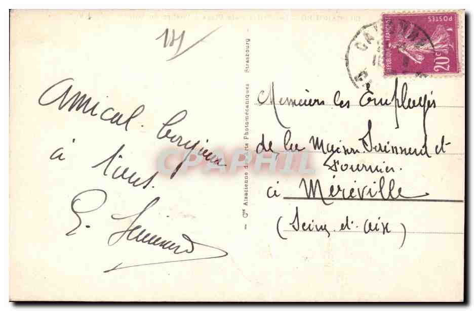 Cabourg — Les Villas et la Plage à l'heure du Bain — Éditeur : Les Villas et la Plage à l'heure du Bain, n° 131 — Rückseite