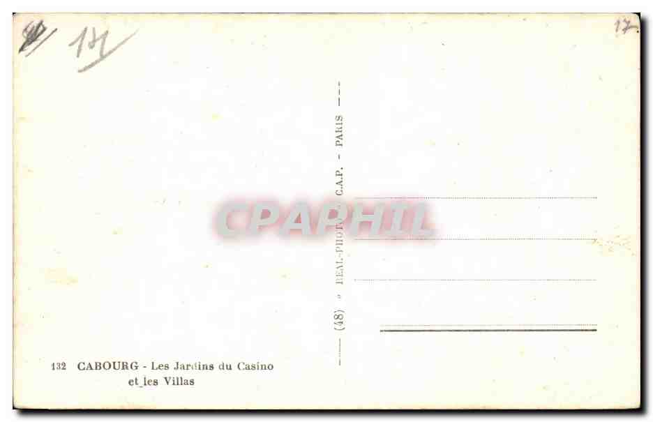 Cabourg — Les Jardins du Casino et les Villas — C.A.P. — Paris — Reverso