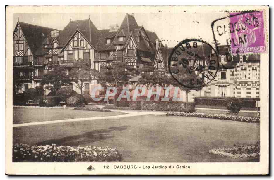 Cabourg - Les Jardins du Casino — éditeur anonyme, n° de série 112