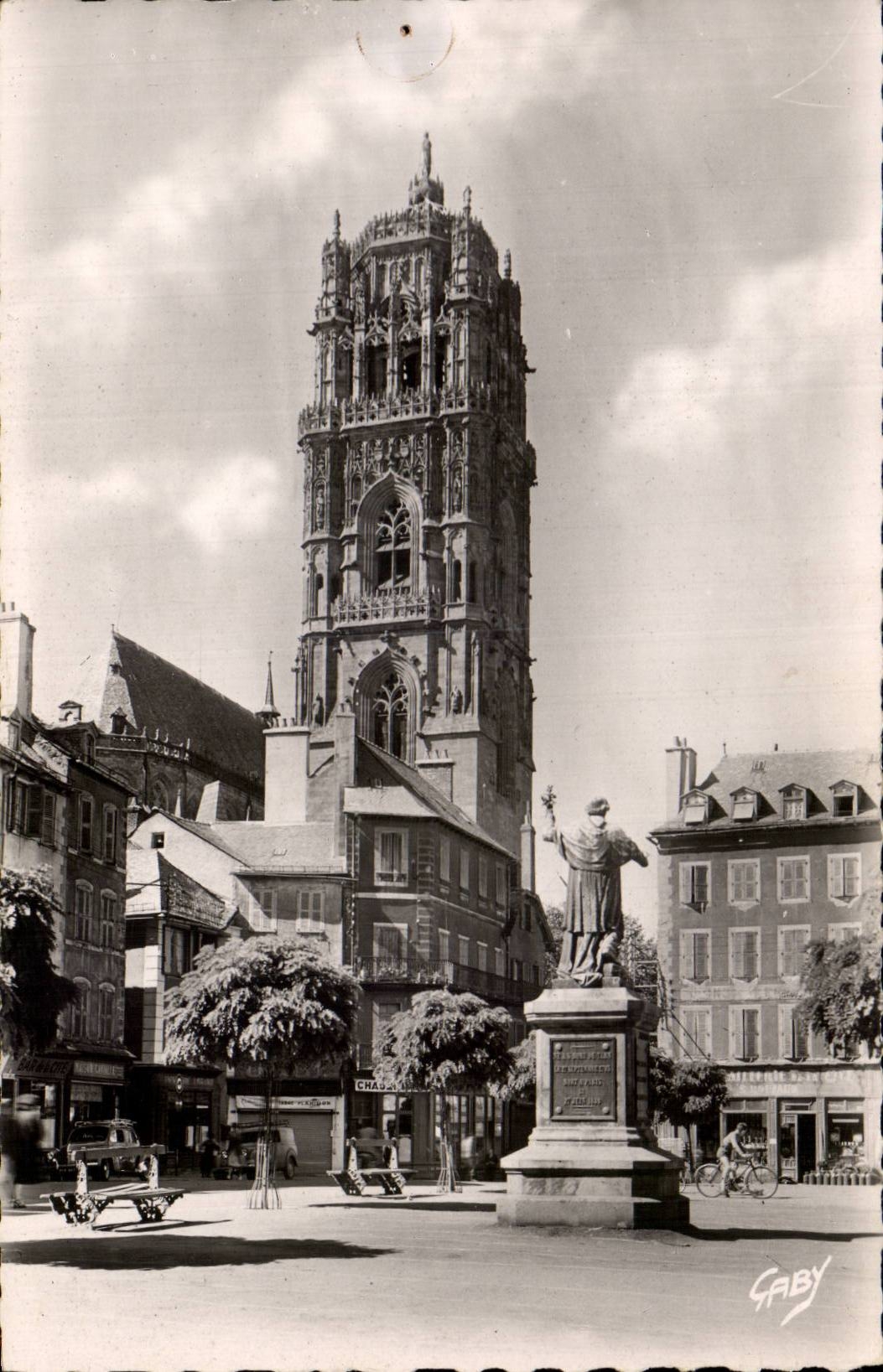 Rodez — Place de la Cité et vue sur la Cathédrale — Éditions GABY