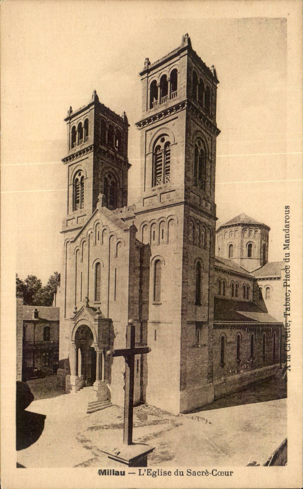 CPA Millau L'eglise du Sacre Coeur