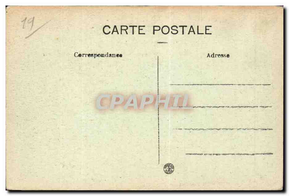 CPA Beaulieu sur Dordogne CPortail de l'eglise — Rückseite