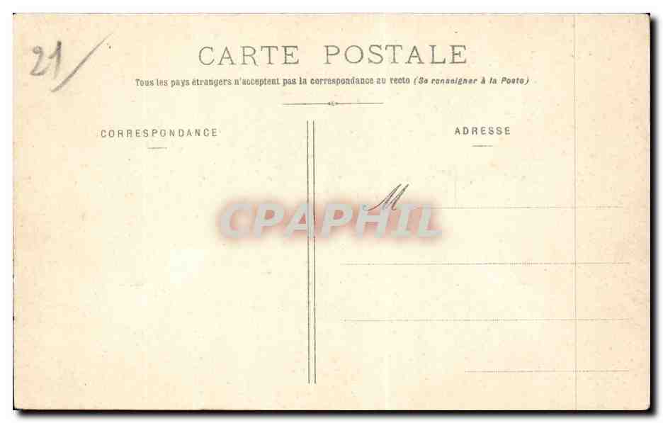 CPA Chatillon sur Seine Promenade de la Douix — Rückseite