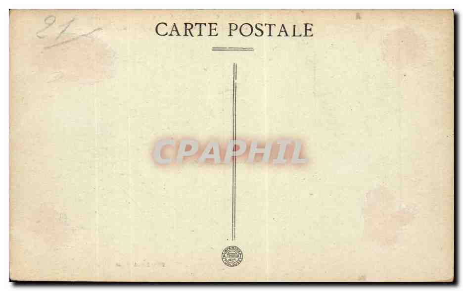 CPA Chatillon sur Seine Chateau Marmont ou resida la General Joffre en septembre 1914 — Rückseite