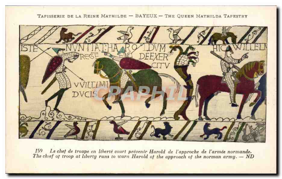 Tapisserie de la Reine Mathilde — Bayeux — The Queen Mathilda Tapestry — scène 159