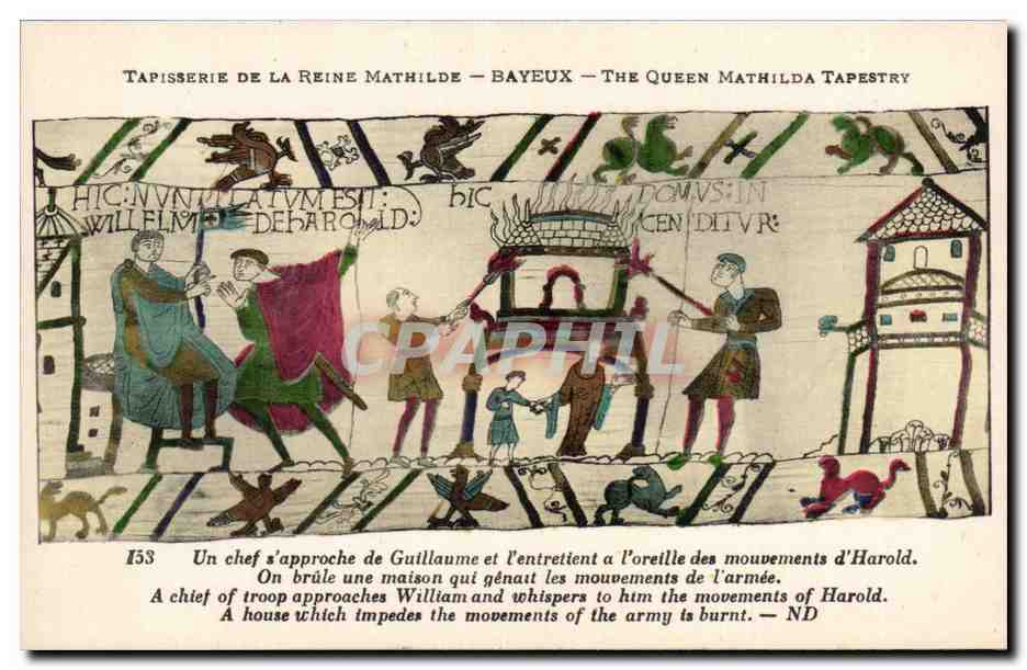 Tapisserie de la Reine Mathilde — Bayeux — The Queen Mathilda Tapestry — scène 153