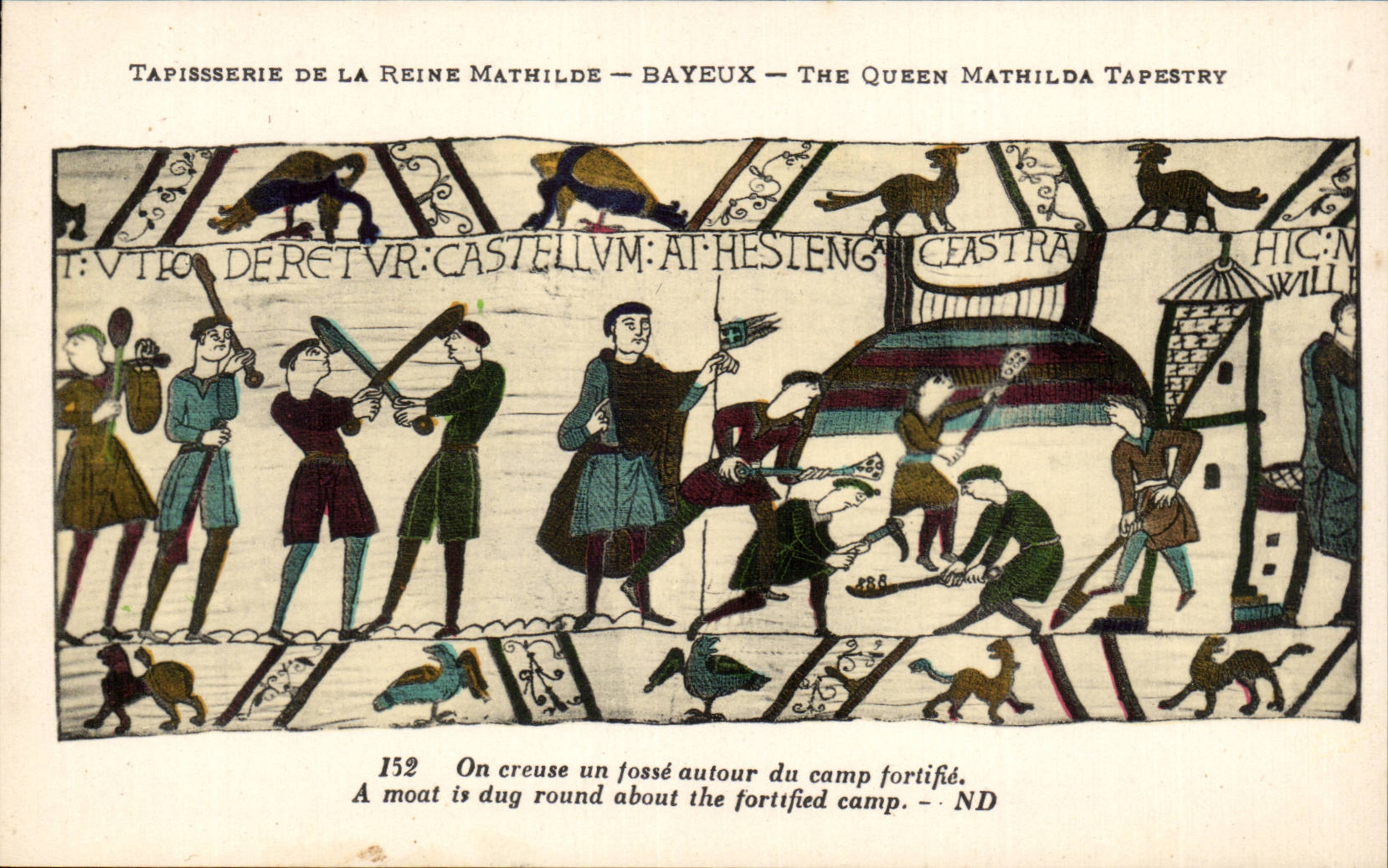Tapisserie de la Reine Mathilde — Bayeux — The Queen Mathilda Tapestry — scène 152