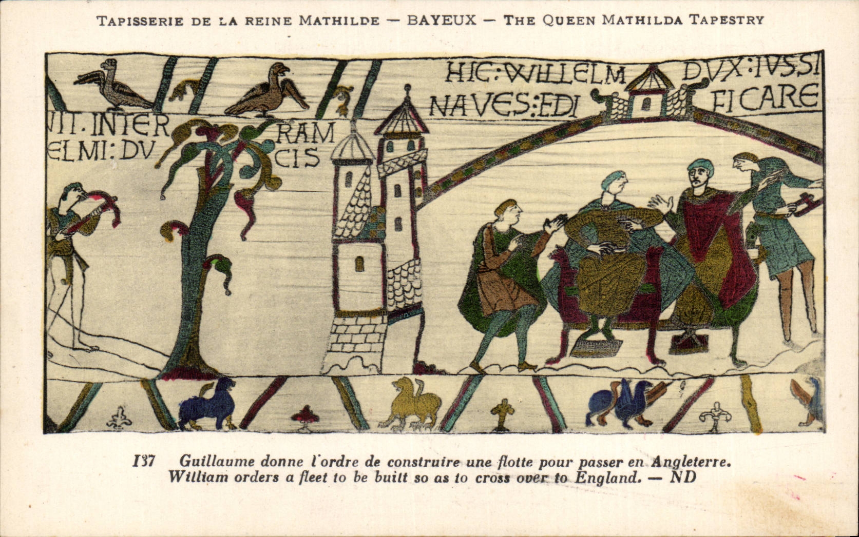 Tapisserie de la reine Mathilde — Bayeux — The Queen Mathilda Tapestry — scène 137