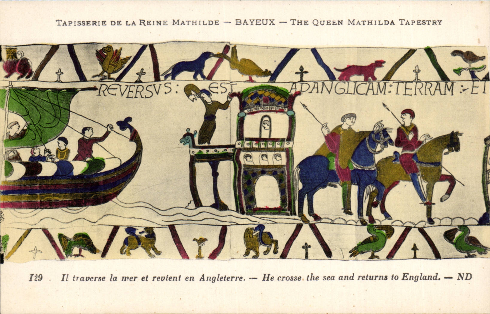 Tapestry of Queen Mathilda — Bayeux — Scene I29