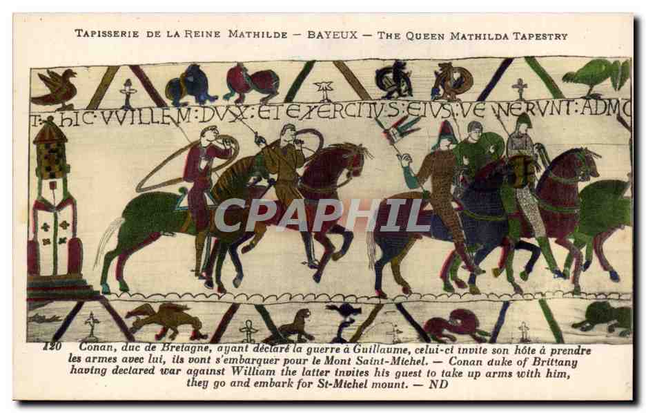 Tapisserie de la Reine Mathilde — Bayeux — The Queen Mathilda Tapestry — scène 120