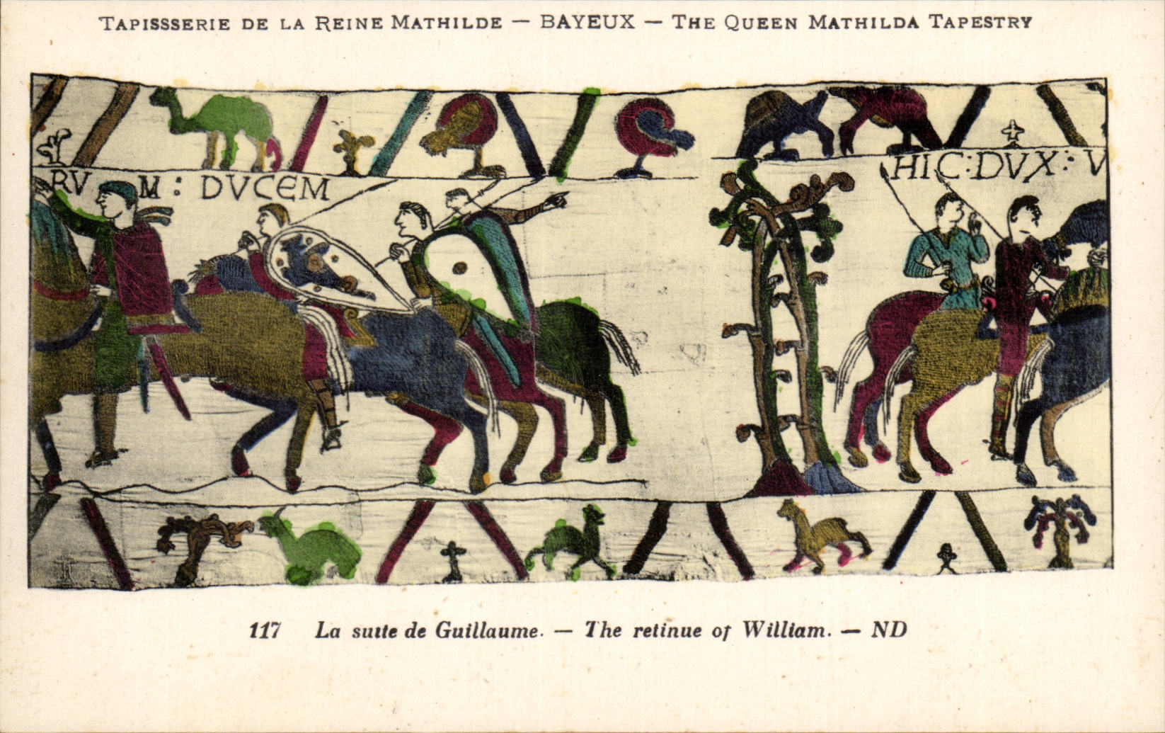 Tapisserie der Königin Mathilde — Bayeux — Die Tapisserie der Königin Mathilde — Die Gefolgschaft Wilhelms