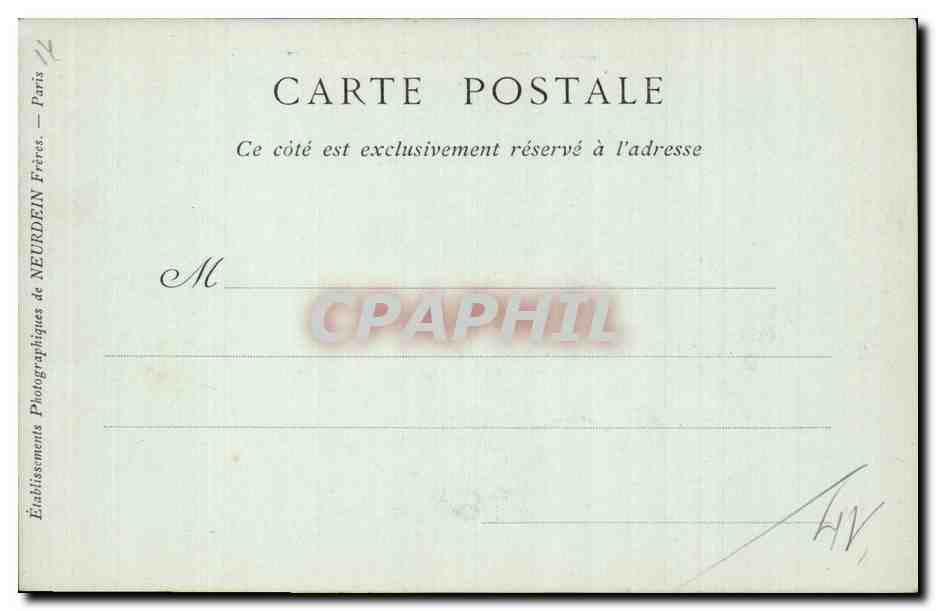 CPA Bayeux Tapisserie de la Reine Harold en marche voit une eglise et met pied a terre pour prier — Verso