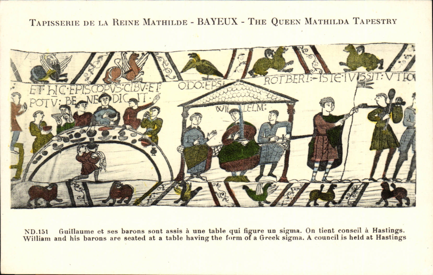 Tapisserie de la Reine Mathilde - Bayeux — Cie des Arts Photoméc. Paris