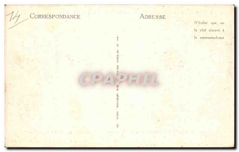 CPA Bayeux Tapisserie de la reine Mathilde Guillaume marche a la rencontre d'Harold — Rückseite