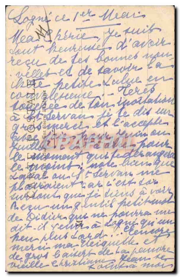 CPA La Normandie Coiffes d'hier Servante des environs de Bayeux — Rückseite