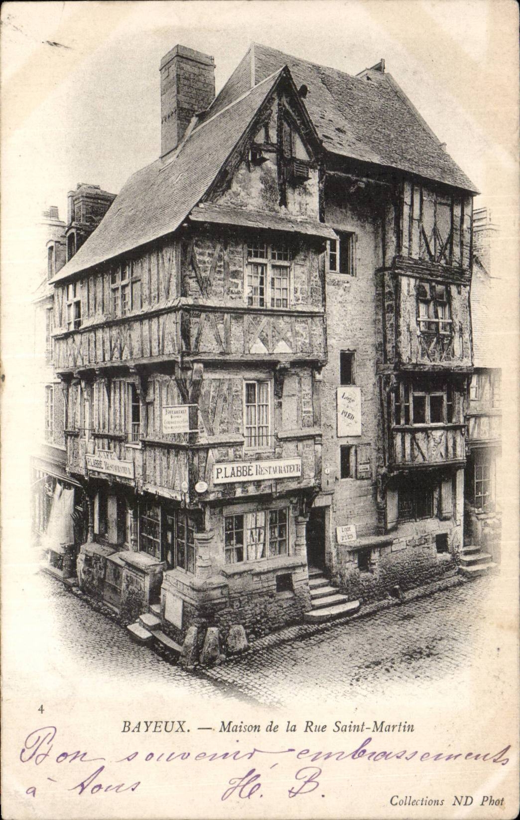 Bayeux — Maison de la Rue Saint-Martin — Collections ND Phot n°4
