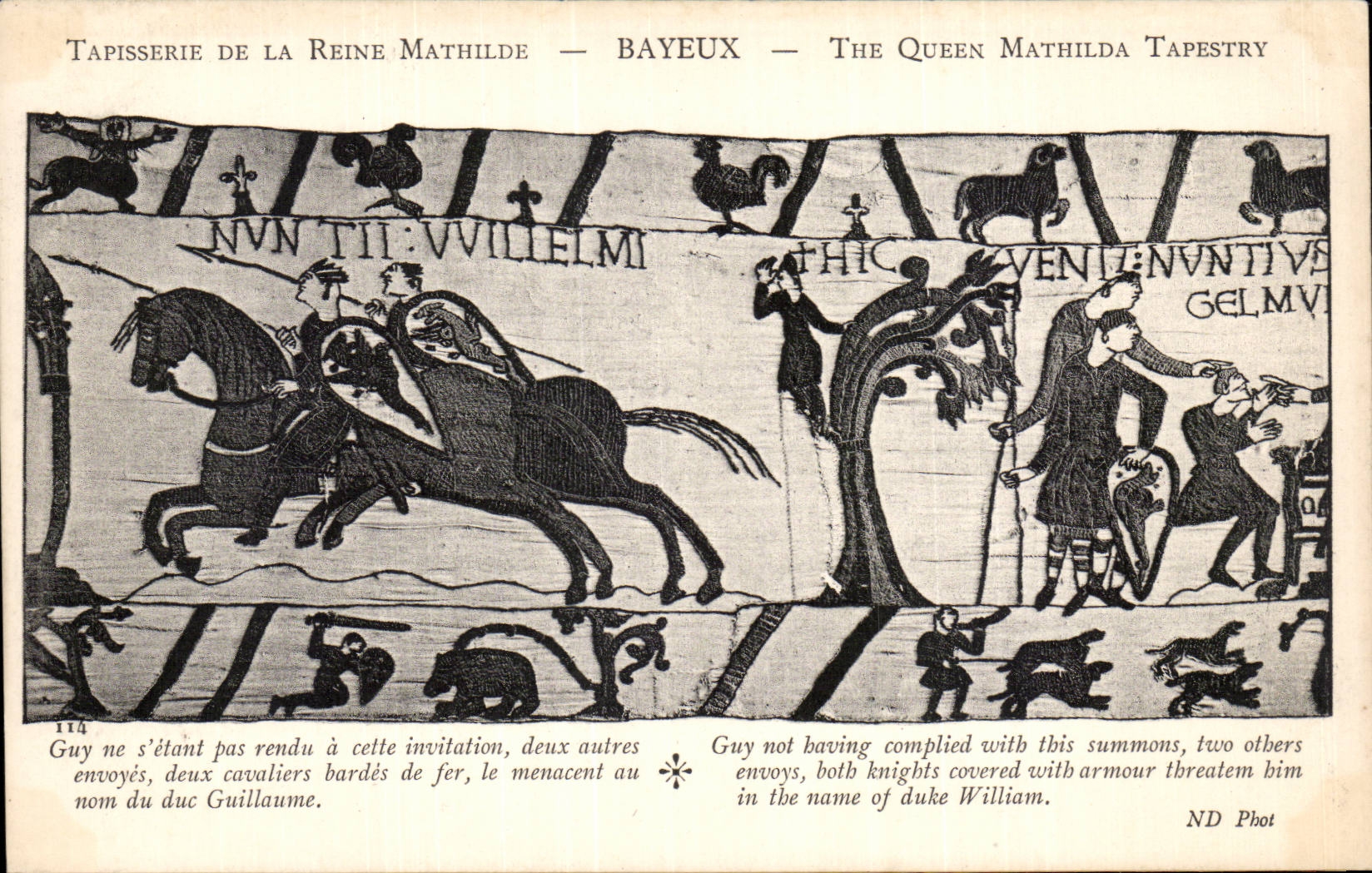Tapisserie de la Reine Mathilde — Bayeux — ND Phot